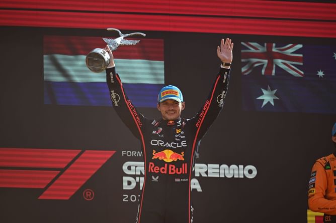 Max Verstappen spotted putting in extra hours at work after Italian GP triumph