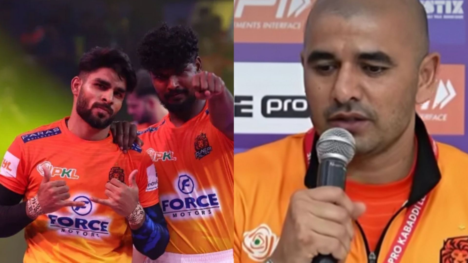 Aslam Inamdar and Ajay Thakur (Image: Instagram/puneripaltanofficial)