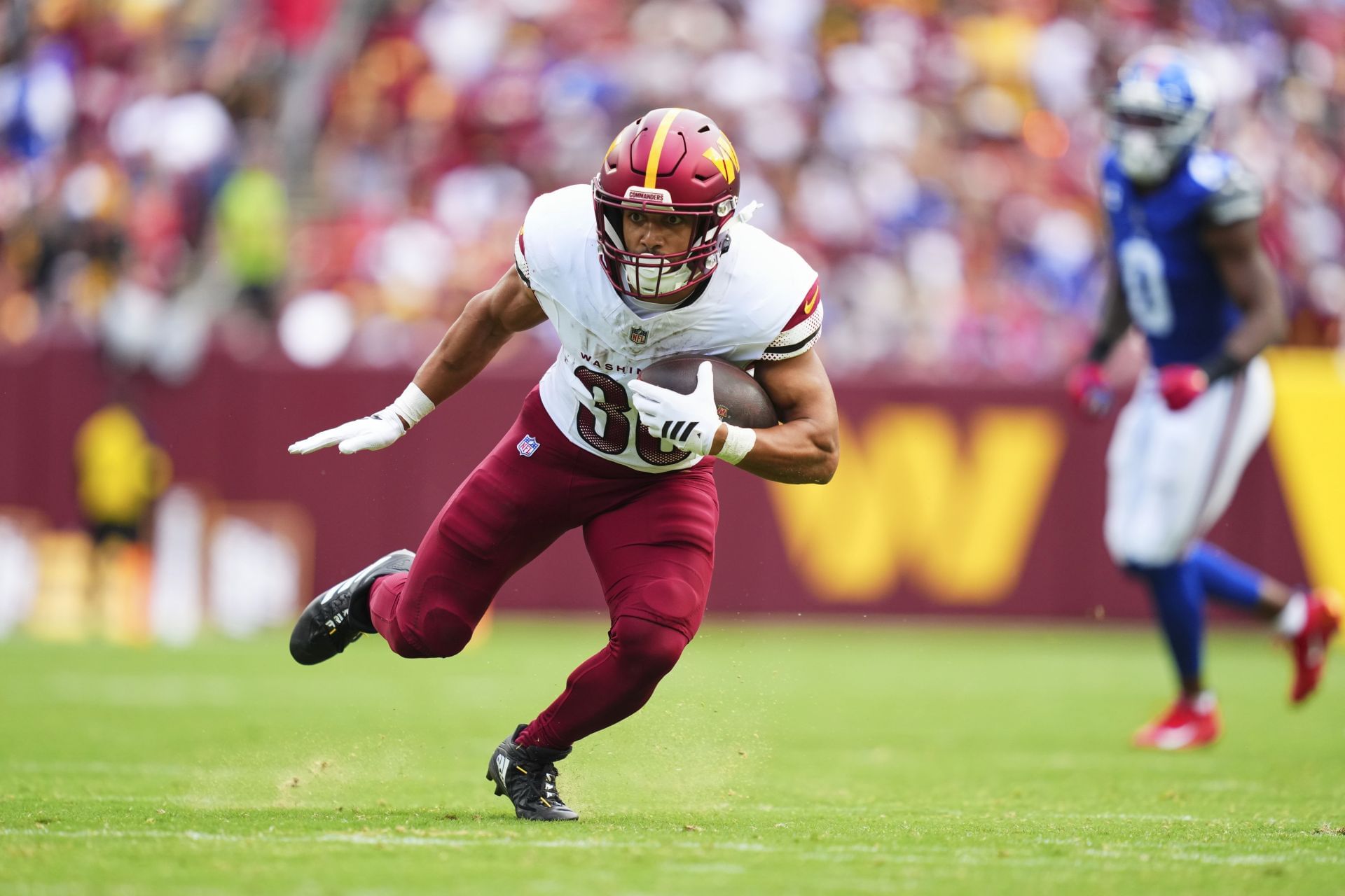 Austin Ekeler at New York Giants v Washington Commanders - Source: Getty