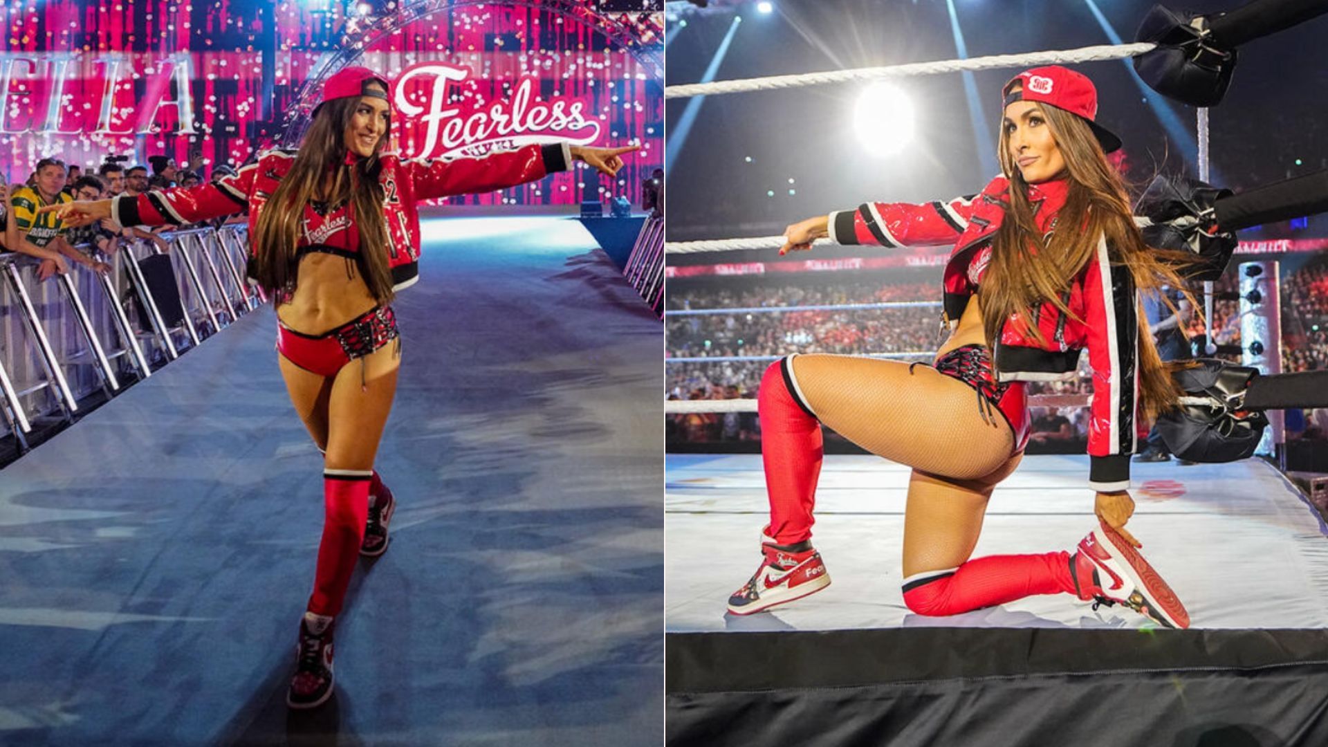 Nikki Bella at WWE Clash in Paris (Photos credits: WWE.com)