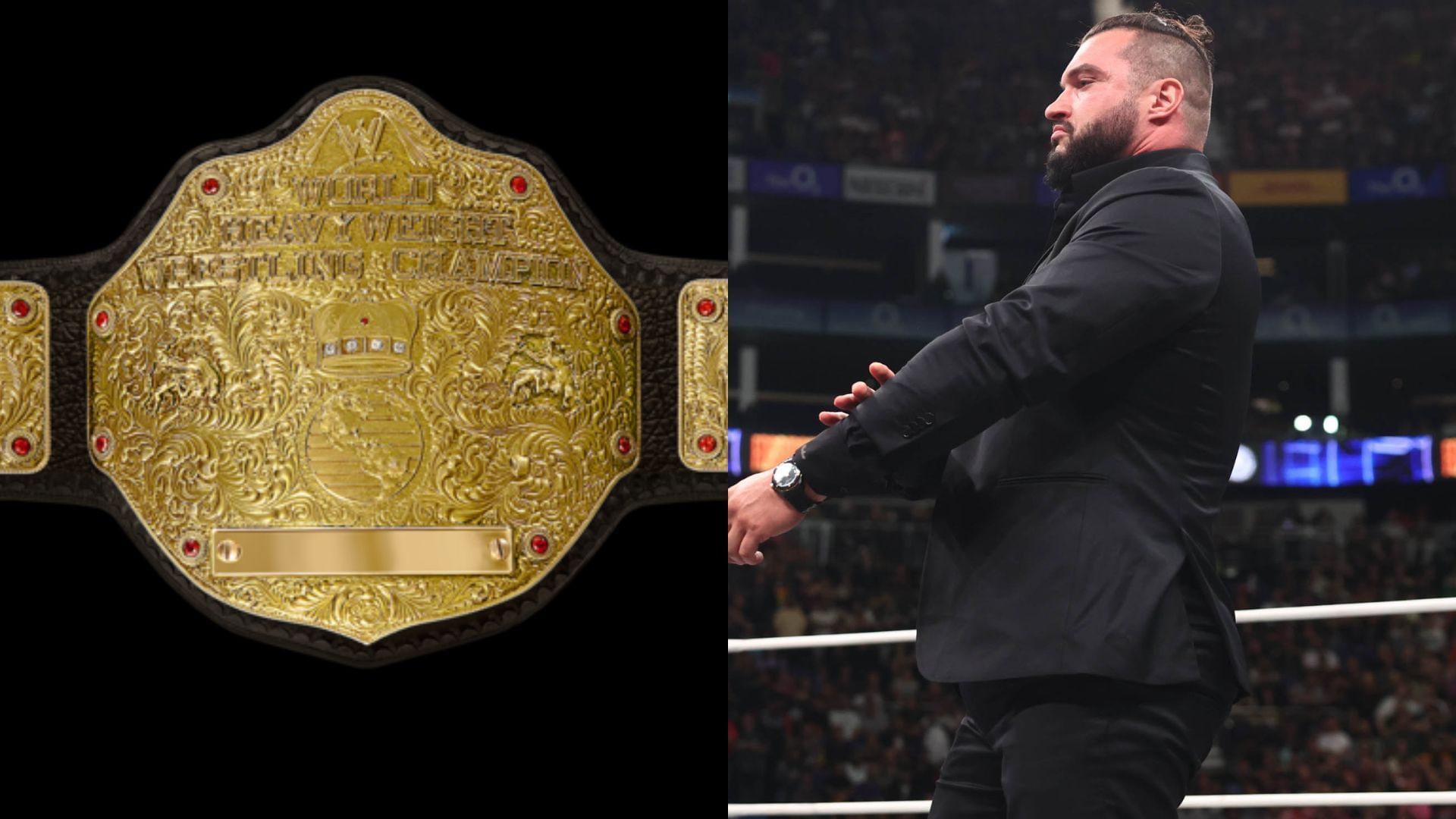 Wardlow made his return to AEW at Forbidden Door [photo: wwe.com and allelitewrestling.com]