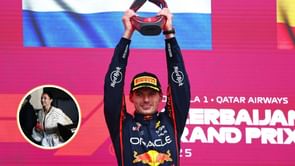 Max Verstappen's mother Sophie Kumpen drops one-word reaction to the Red Bull driver winning the F1 Azerbaijan GP