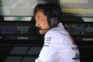 Ayao Komatsu on the Haas pit wall at the Italian Grand Prix - Practice - Source: Getty