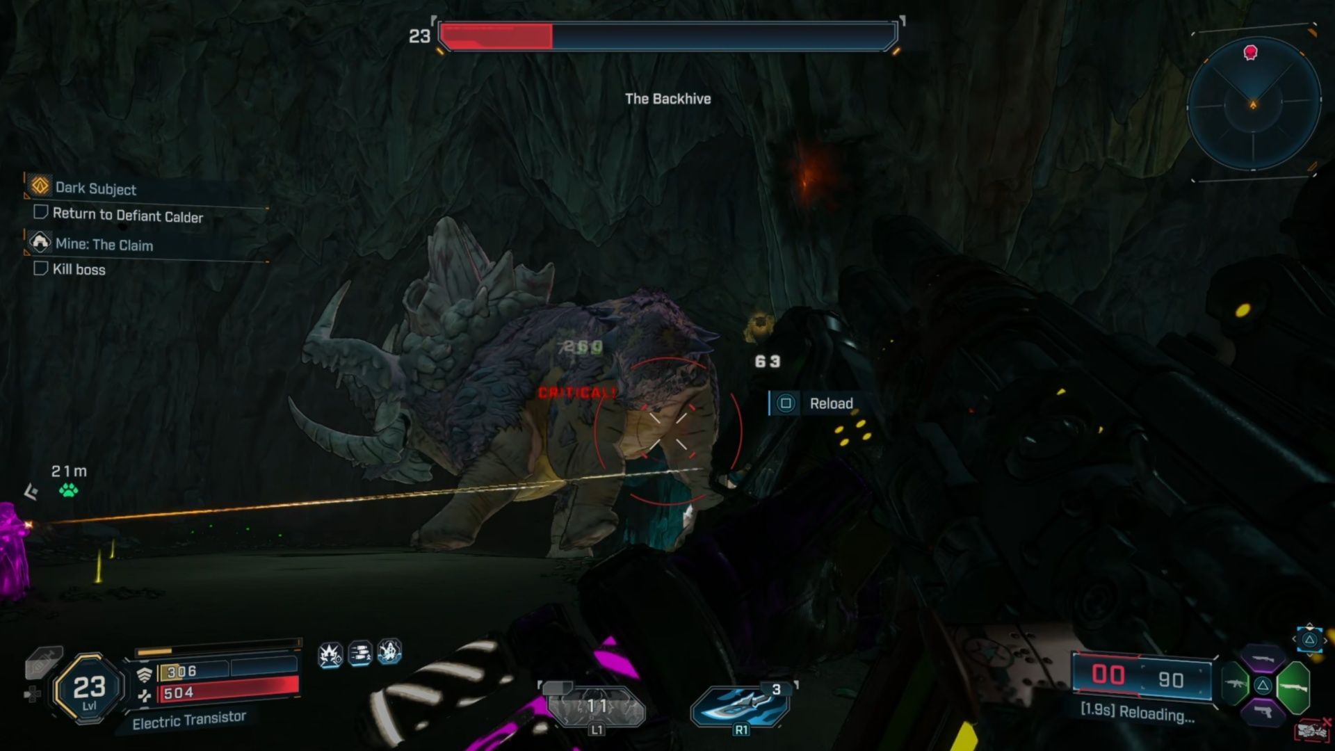 You also want to avoid the water in this chamber too; you&#039;ll take poison damage (Image via 2K Games)