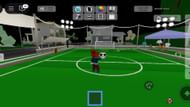 Playing soccer inside the game (Image via Roblox)