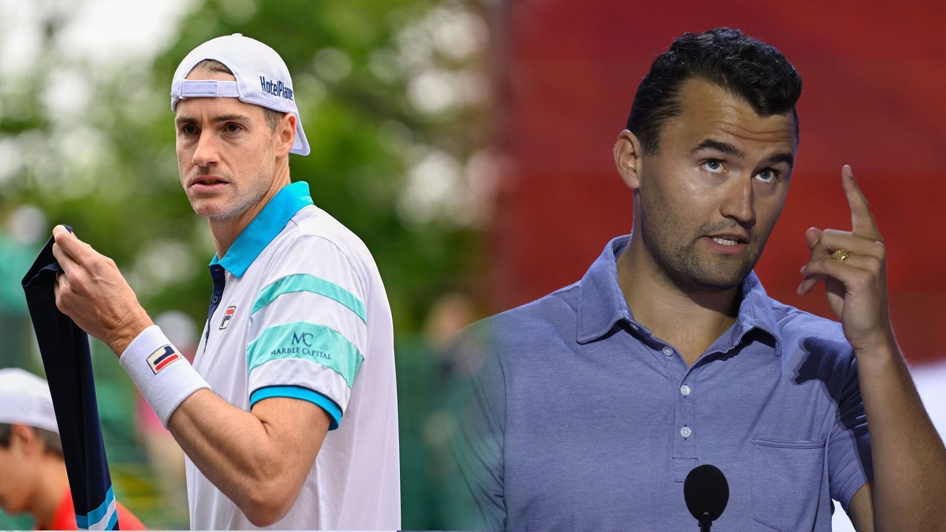 John Isner and Charlie Kirk