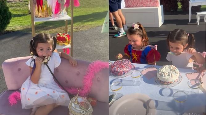 [PICS] Johnny Gaudreau and his ex-CBJ teammate's daughters Noa and Zoey dress us as adorable princesses in joint birthday bash
