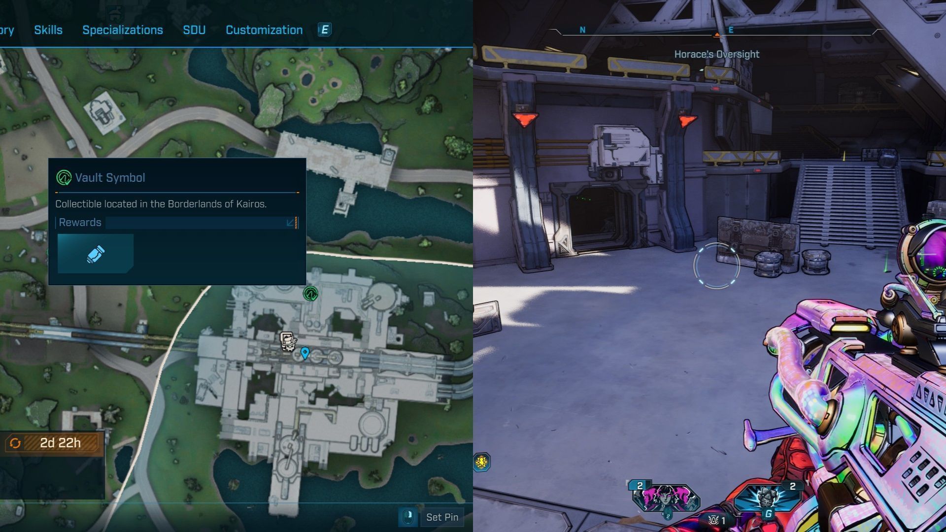 Enter the room and find a grapple spot for a secret room (Image via 2K)