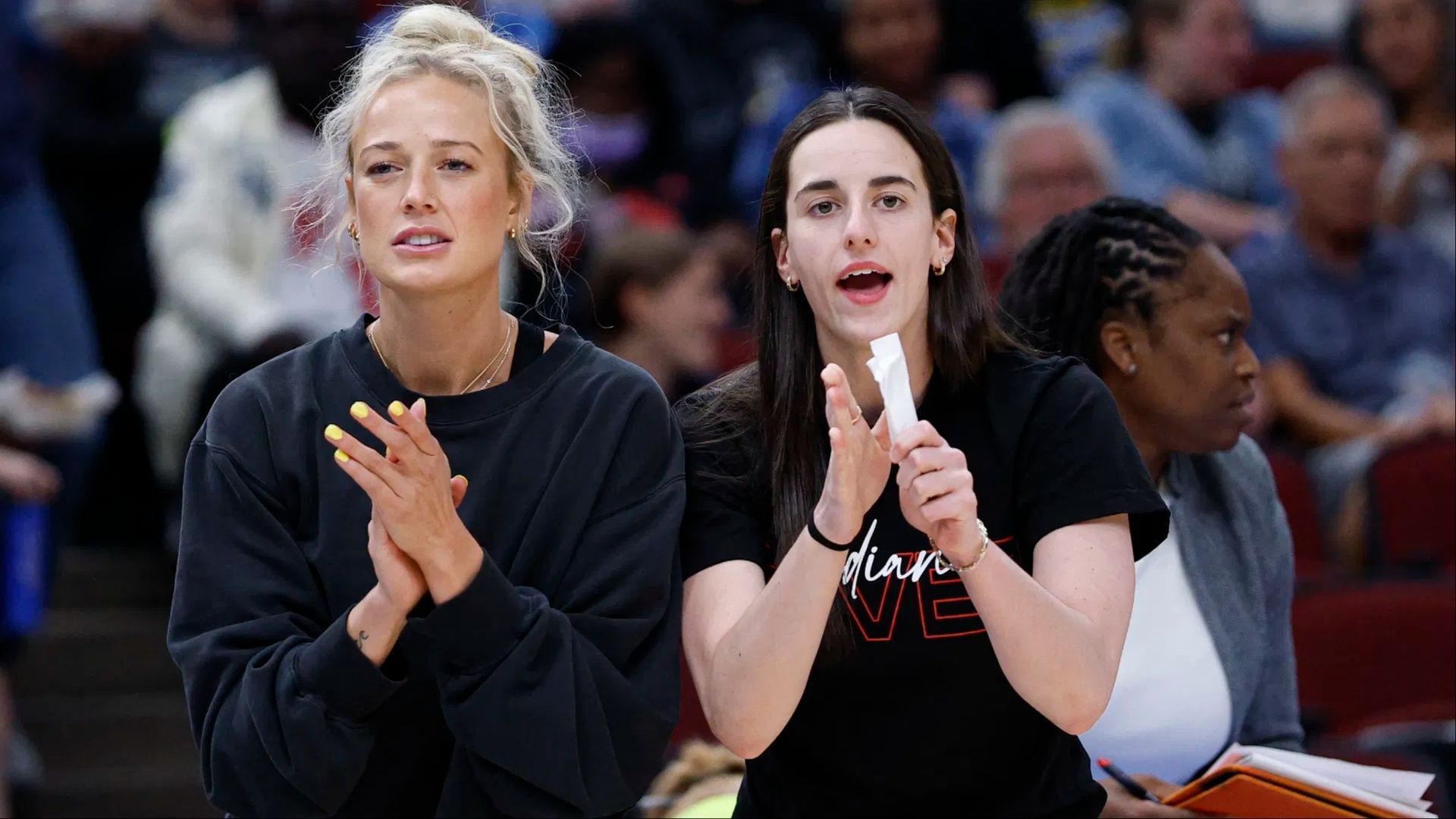 Sophie Cunningham spills the truth on fondness for Caitlin Clark as her proximity with Fever superstar grows. (Photo: IMAGN)