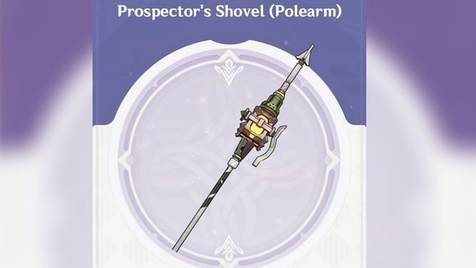Genshin Impact Prospector's Shovel stats and materials