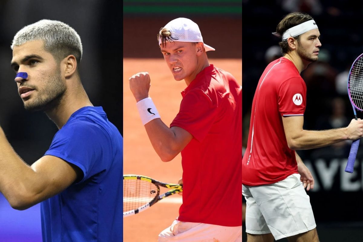 Carlos Alcaraz, Holger Rune, and Taylor Fritz - Source: getty