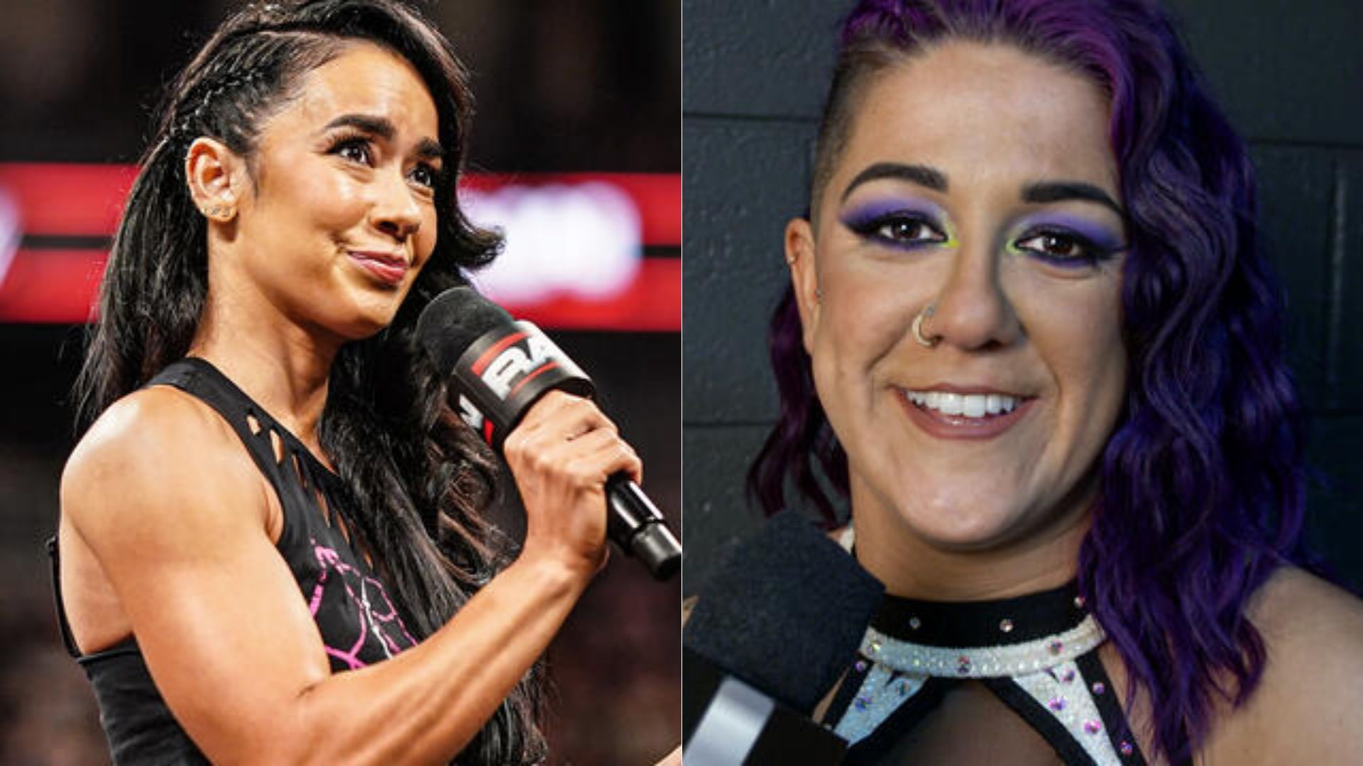 AJ Lee (left); Bayley (right) [Image Credits: wwe.com]