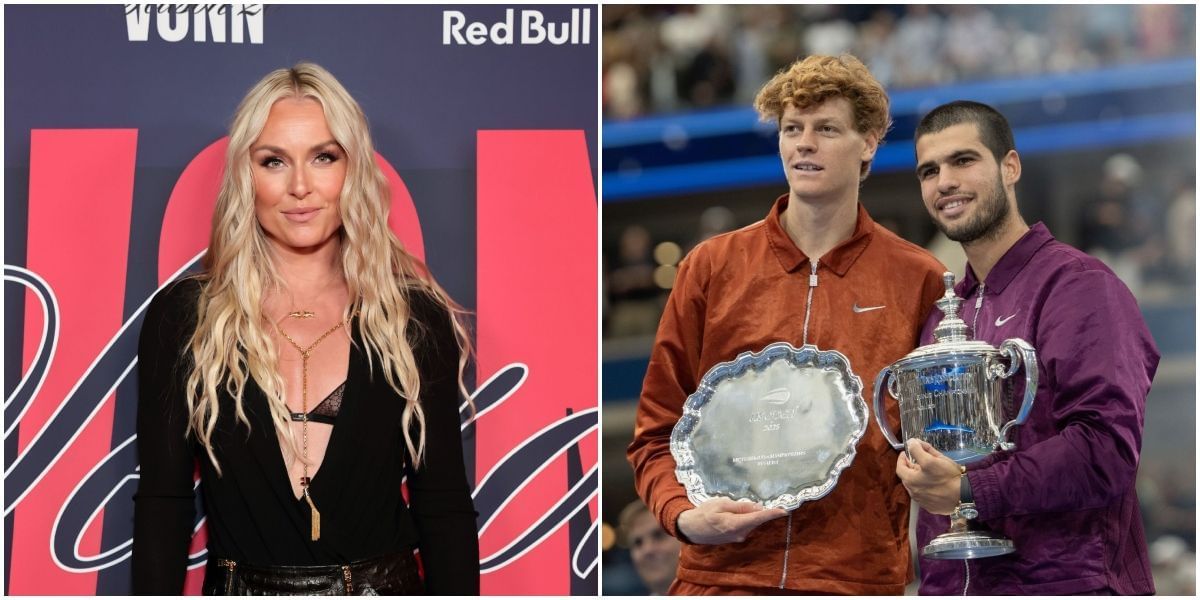 Lindsey Vonn, Jannik Sinner and Carlos Alcaraz
