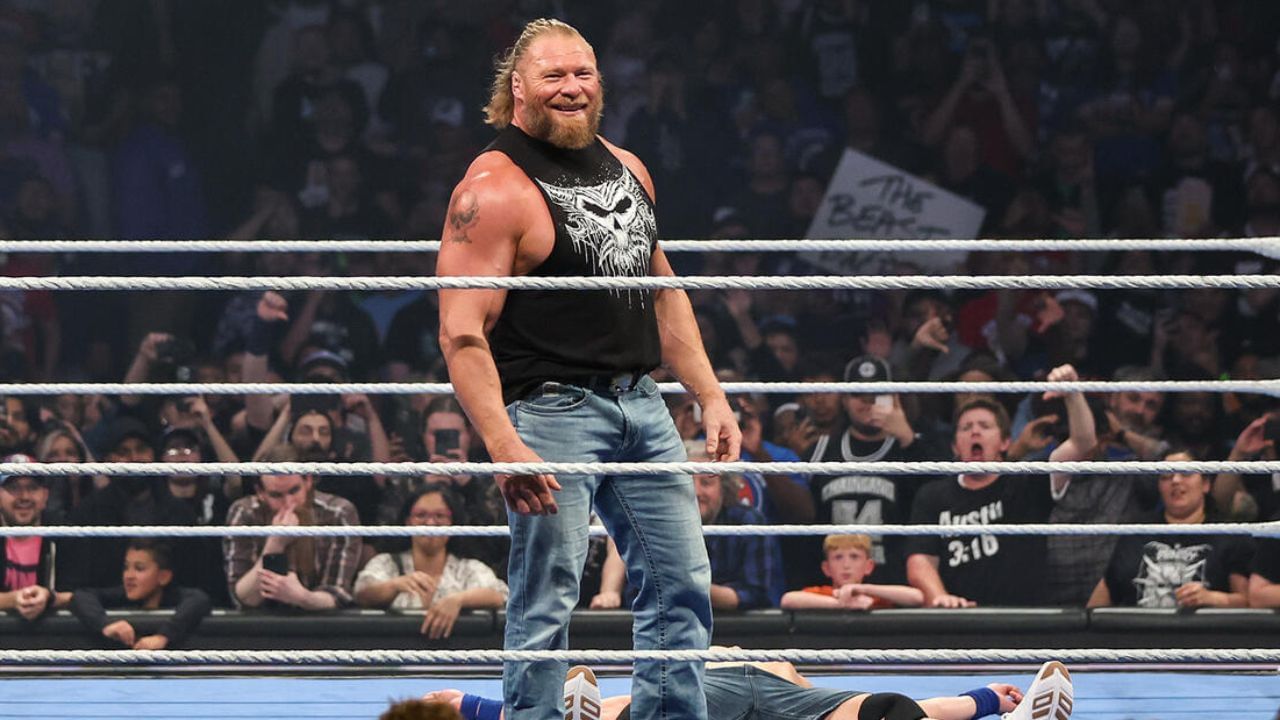 Brock Lesnar is former WWE Champion! [Pic Credit: WWE.Com]