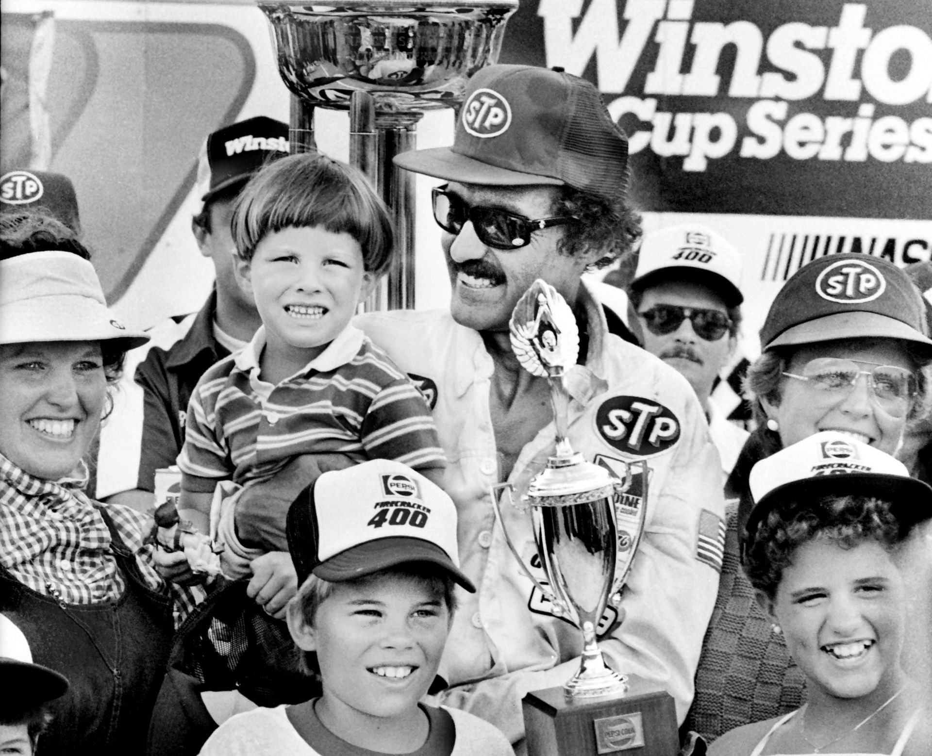 Richard Petty before the 1984 Firecracker 400 race at Daytona International Speedway. Source: Getty