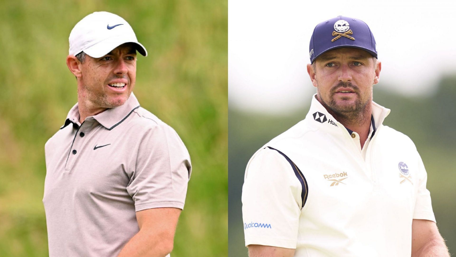 Rory McIlroy (on the left) and Bryson DeChambeau (on the right) / Source: Getty Images
