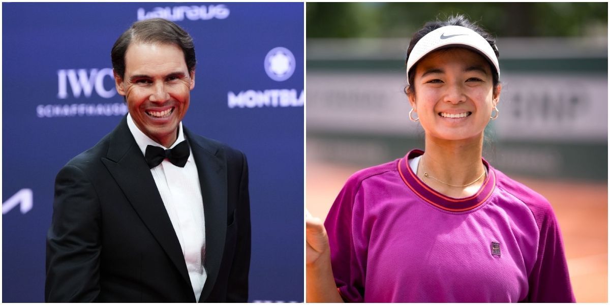 Rafael Nadal and Alexandra Eala
