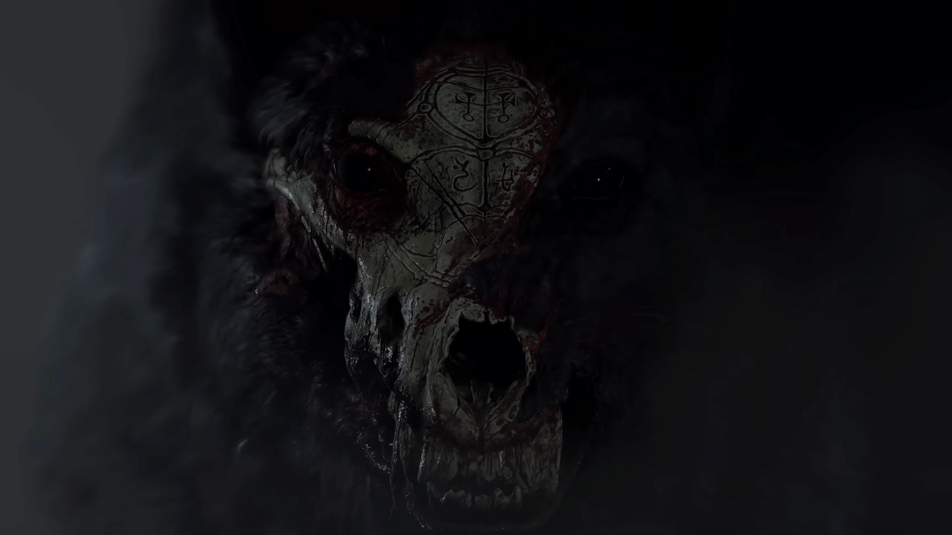 The Bloodied Wolf is a large demonic wolf that follows the Wanderer throughout the events of Diablo 4