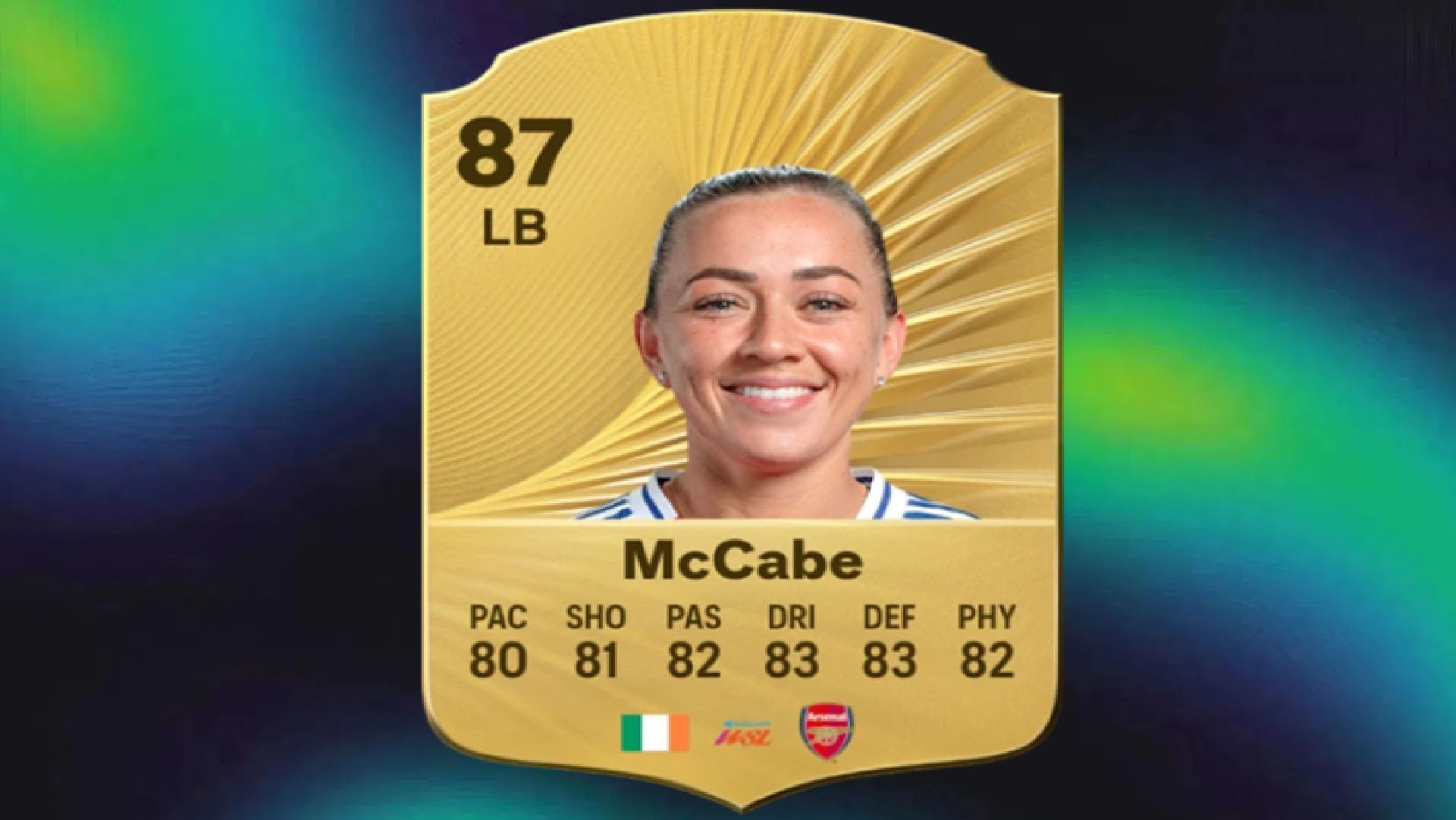 Katie McCabe is among the best speedster defenders in the game (Image via EA Sports)