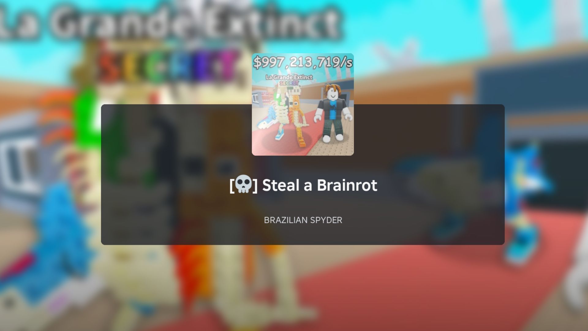 Steal a Brainrot loading screen
