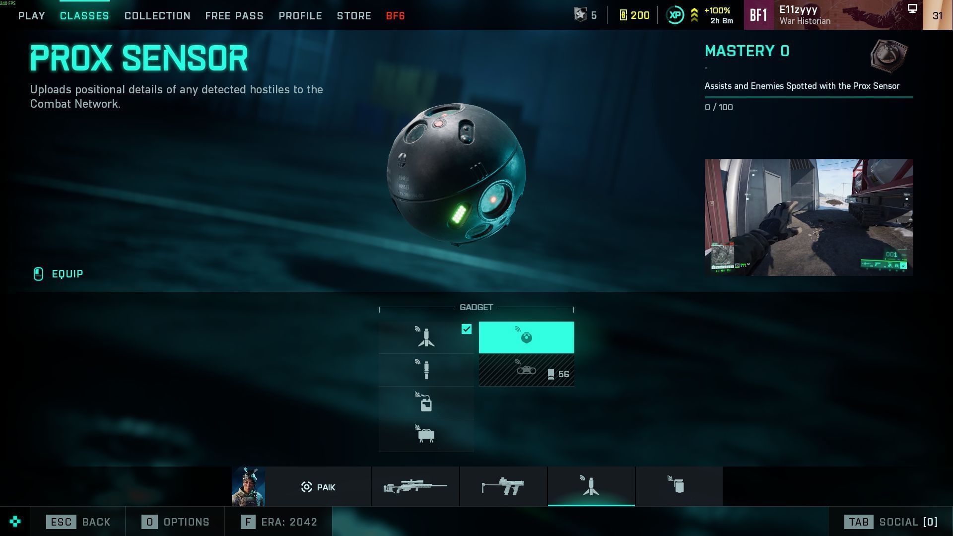 Prox Sensor in Battlefield 2042 (Image via Activision)