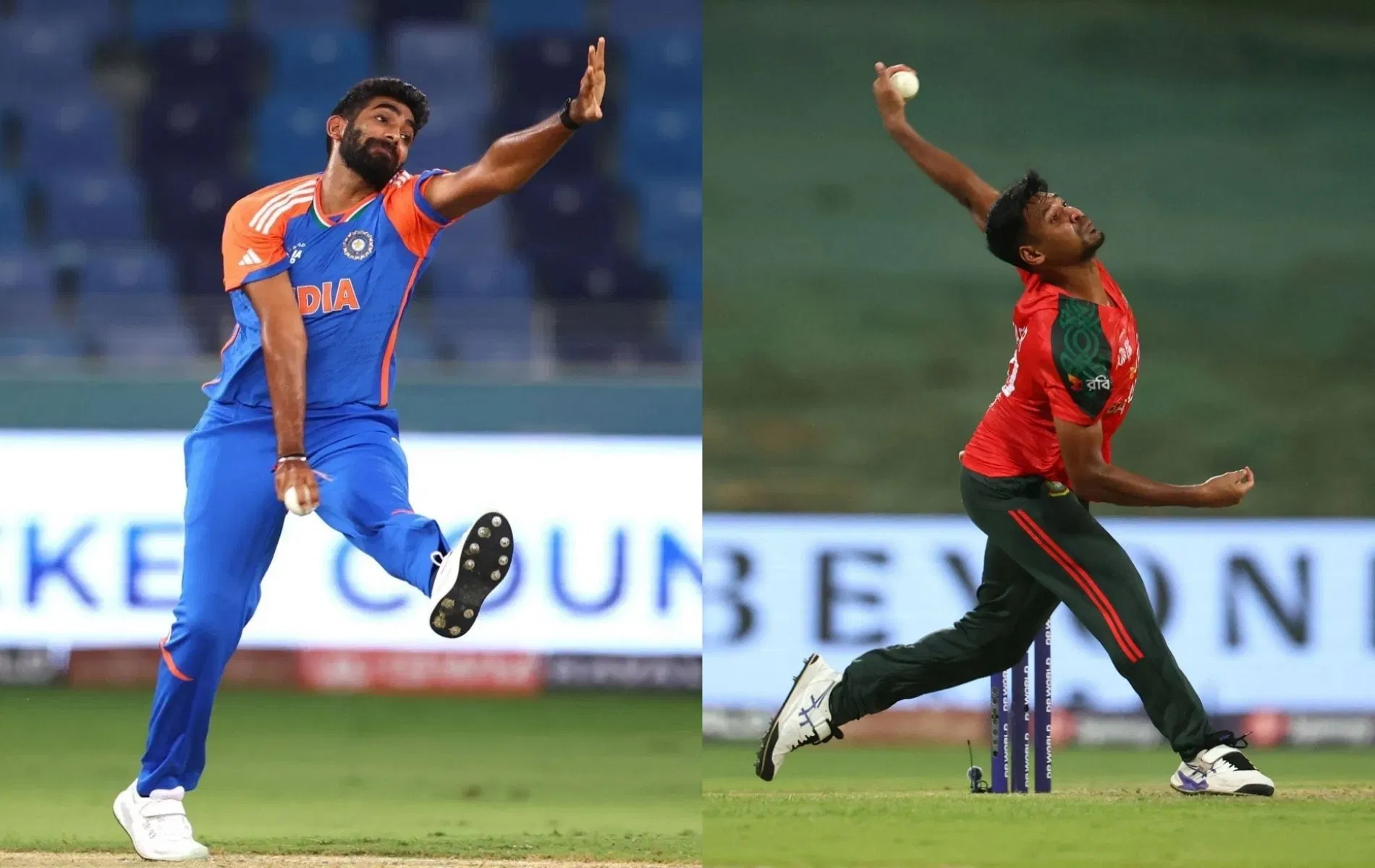 Jasprit Bumrah, Mustafizur Rahman 