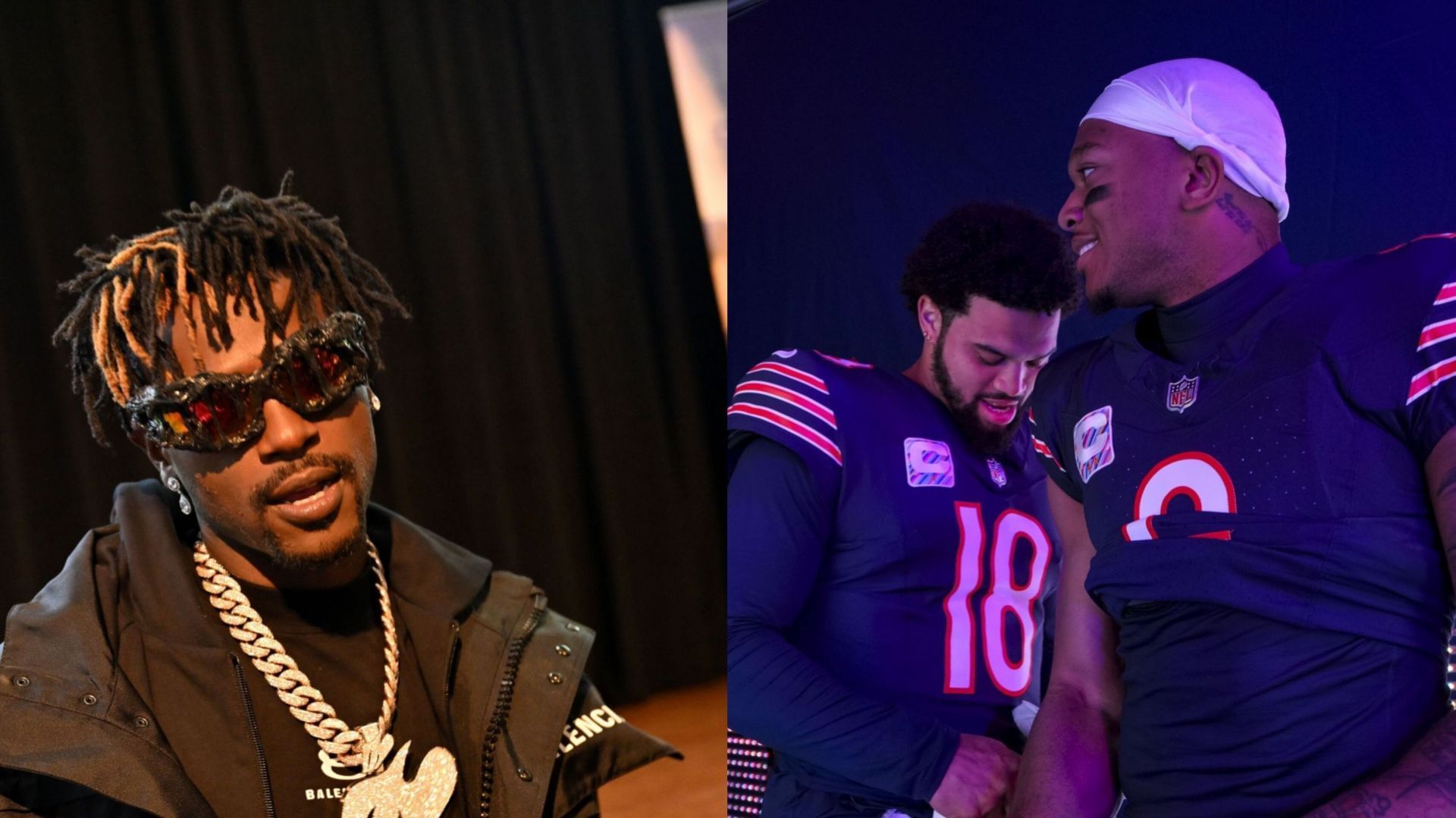 Antonio Brown has NSFW 4-word reaction to Caleb Williams-DJ Moore