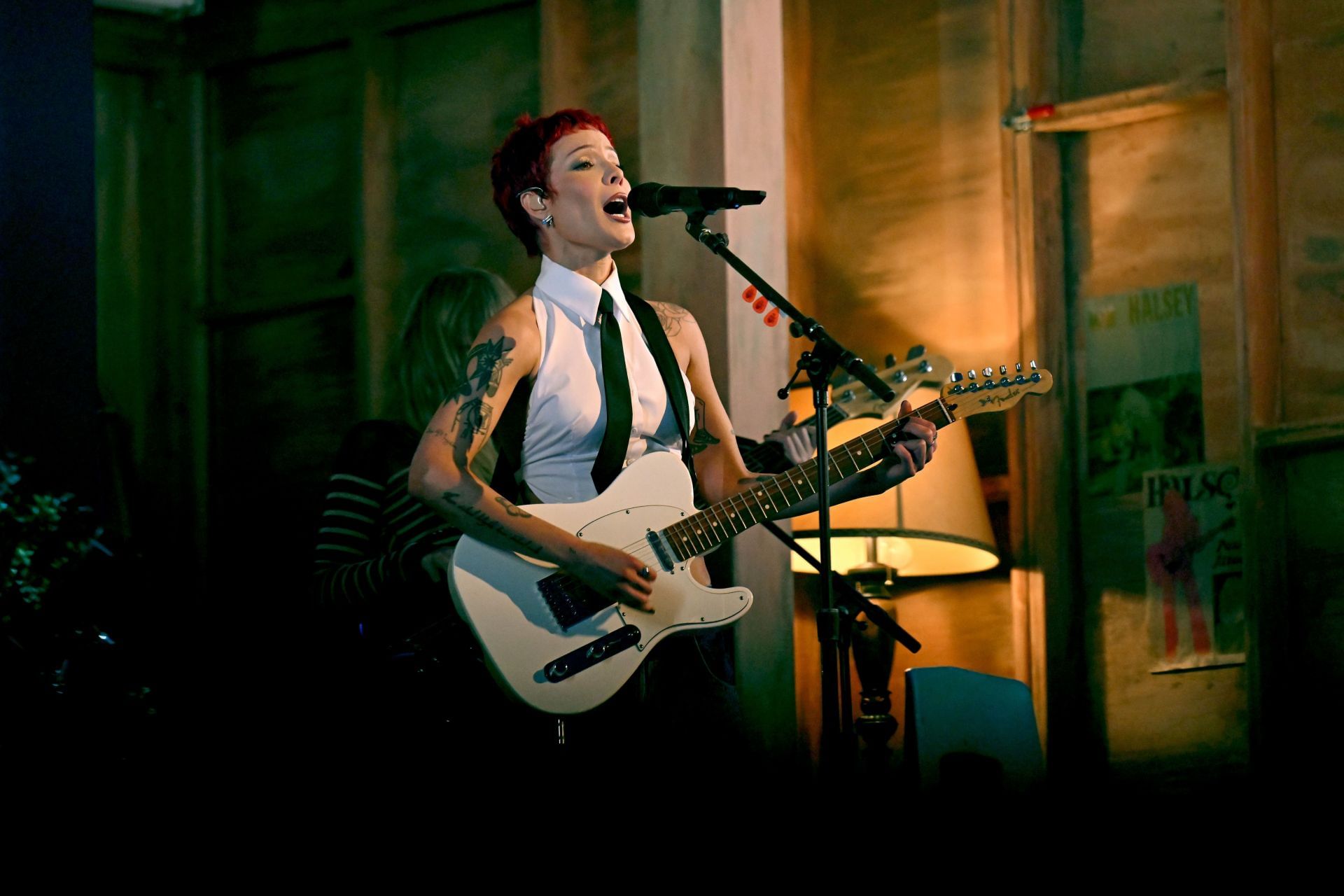 Halsey performs At The 2024 MTV Video Music Awards (Image via Getty)