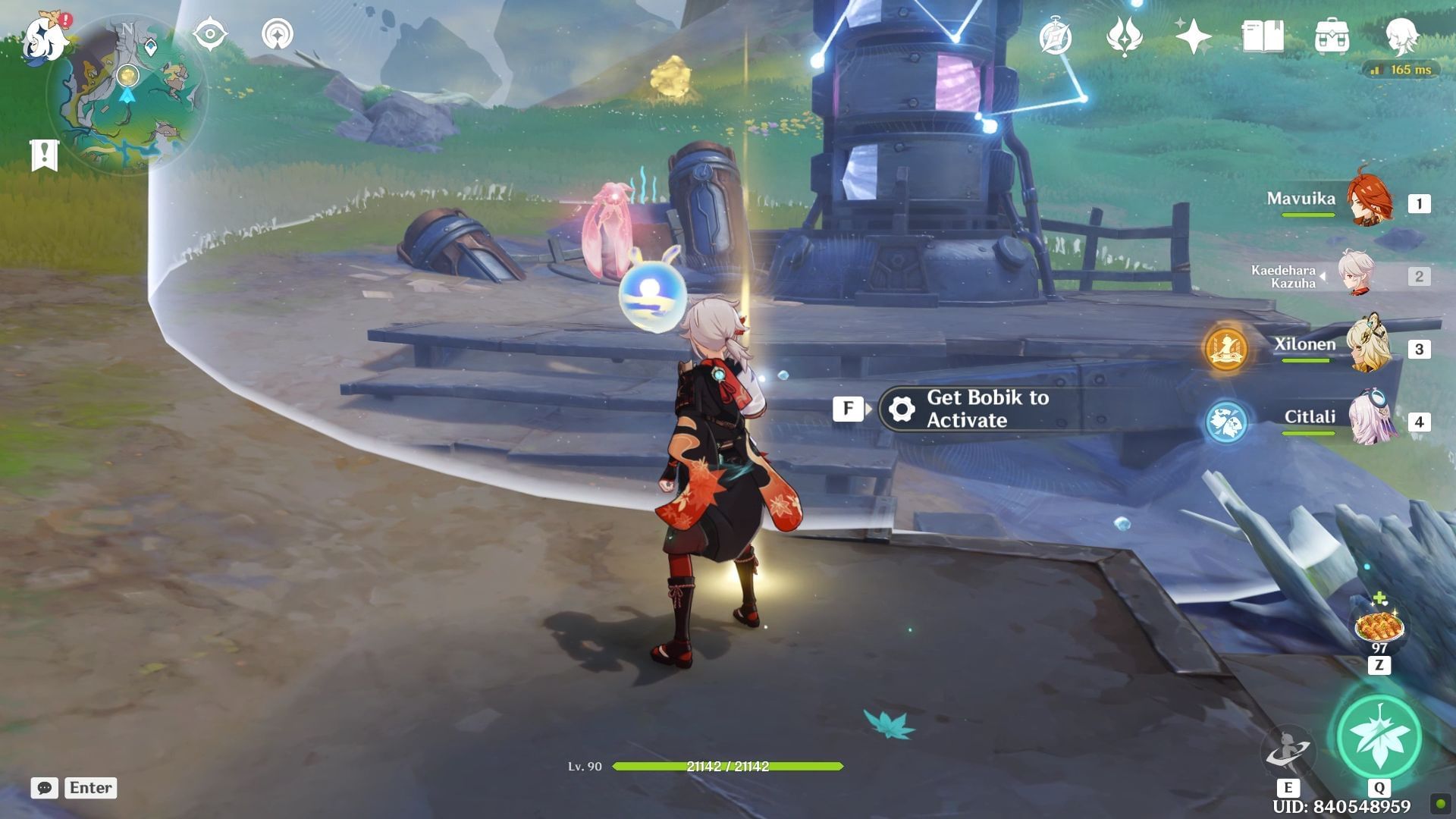 Get Bobik to activate (Image via HoYoverse)
