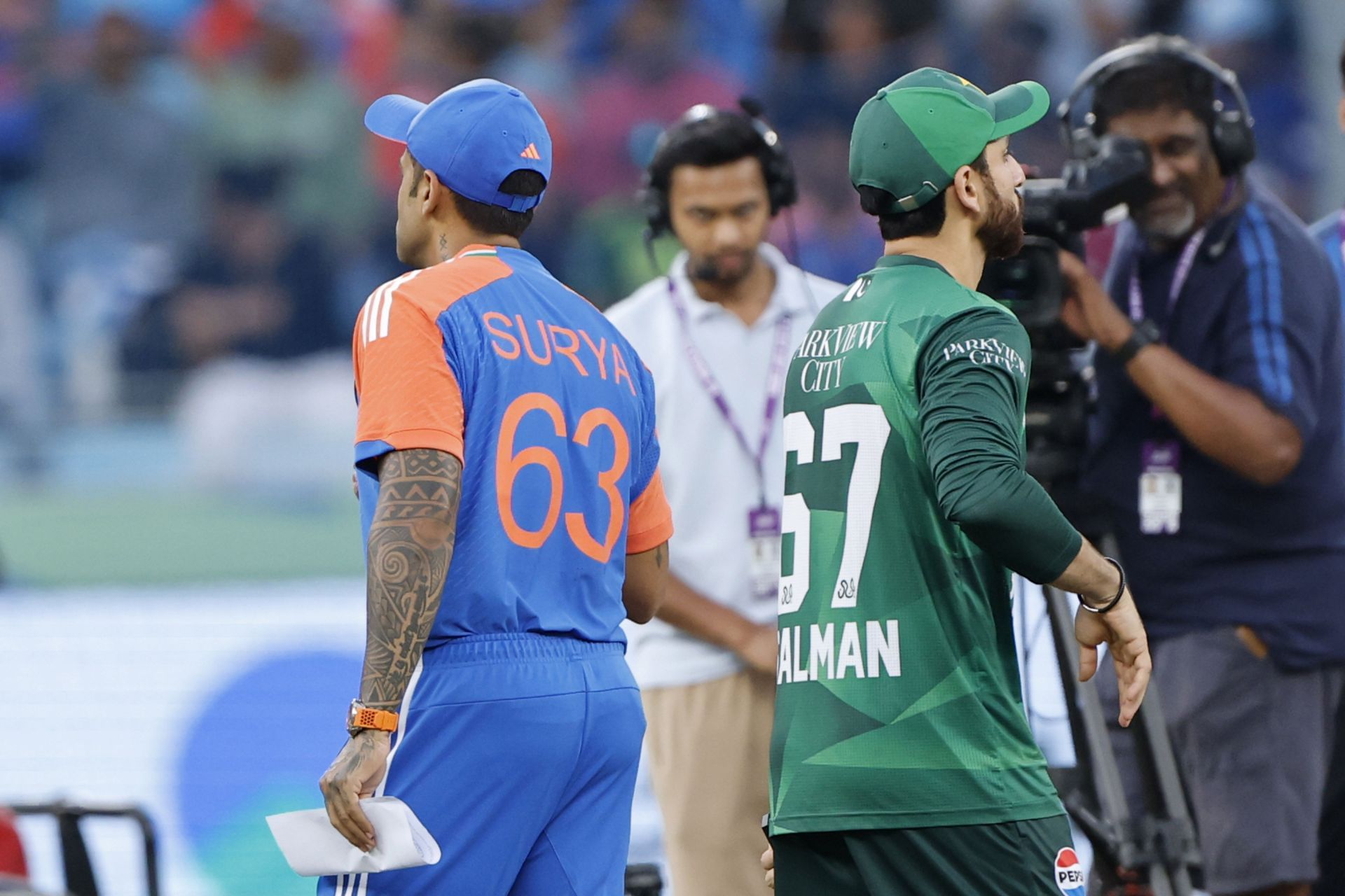 Suryakumar Yadav and Salman Ali Agha. (Credits: Getty)