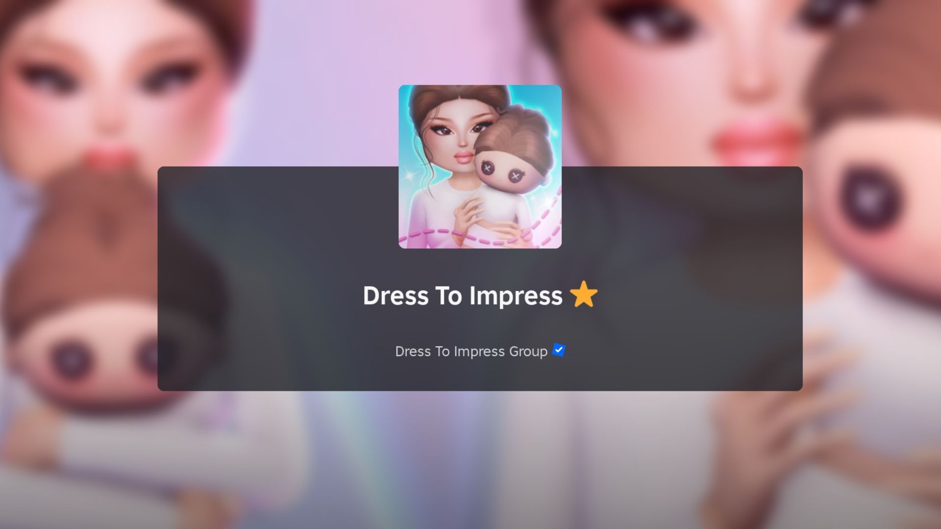 Dress to Impress loading screen