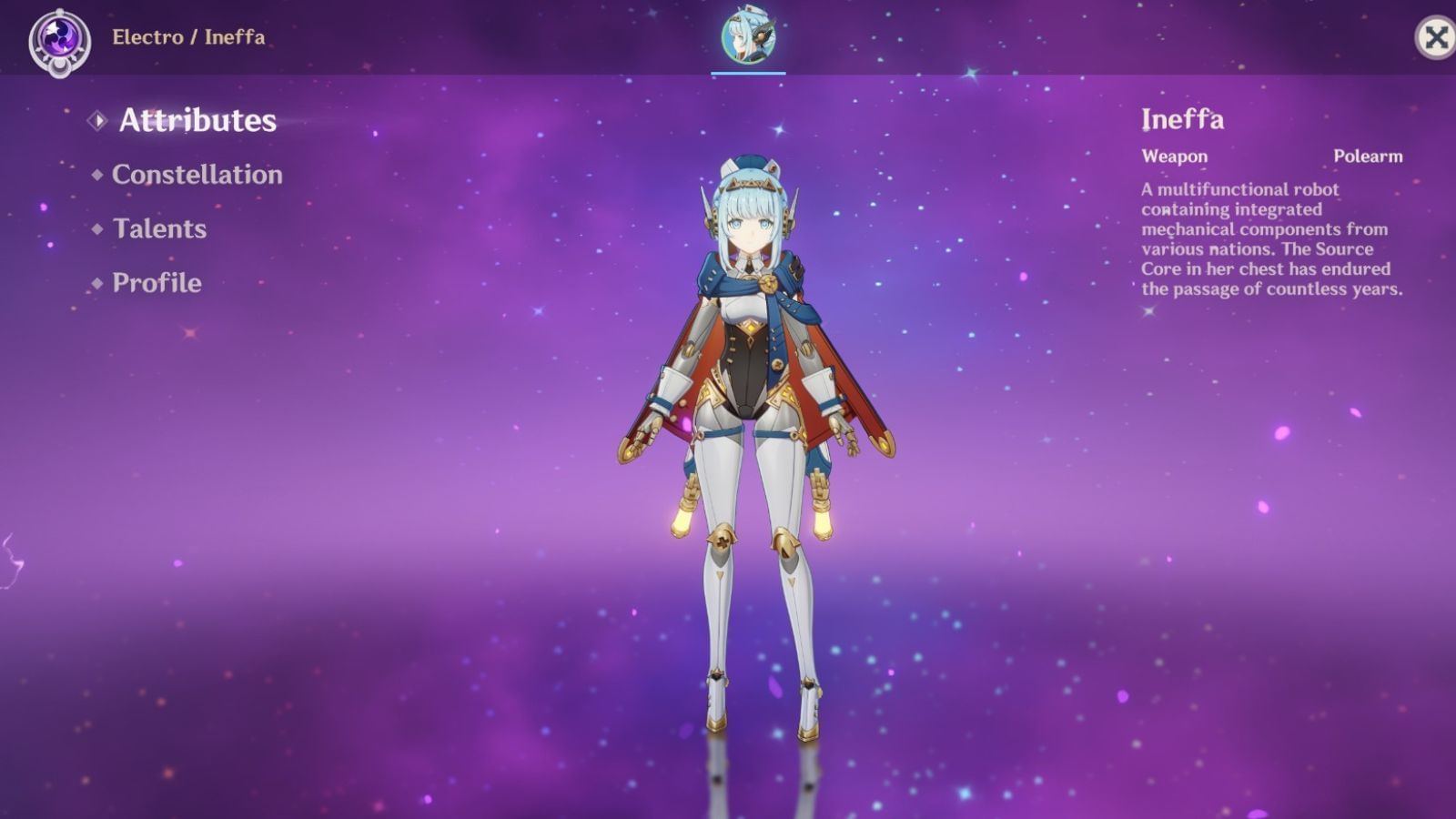 Ineffa (Image via HoYoverse)