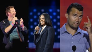 "So wonderful": Candace Owens raves after Coldplay's Chris Martin implores fans to "send love" to "Charlie Kirk's family" after his assassination