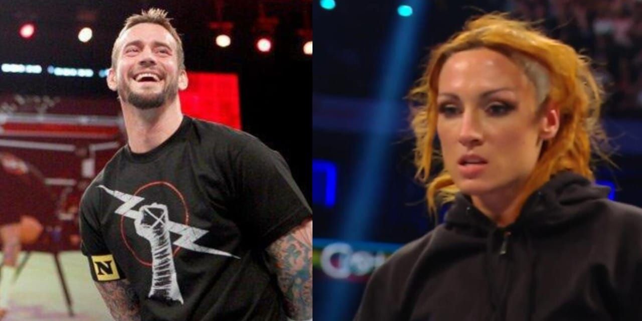 CM Punk (right), Becky Lynch (left). [Image credits: wwe.com and WWE on X/Twitter]