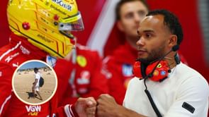 "Staying under the radar": Lewis Hamilton's brother Nicolas Hamilton shares a clip from his day out at the beach