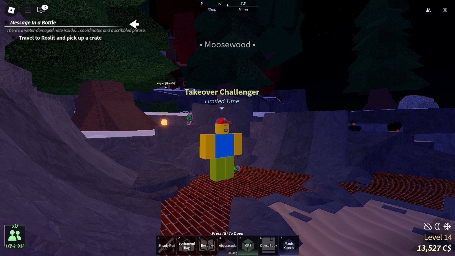 The Takeover Challenger NPC (Image via Roblox)