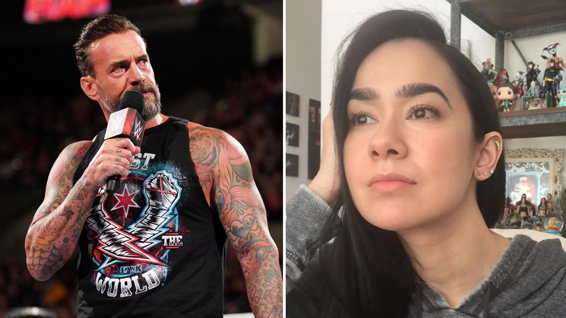 CM Punk and AJ Lee are a real-life couple [Image credits: wwe.com and Lee