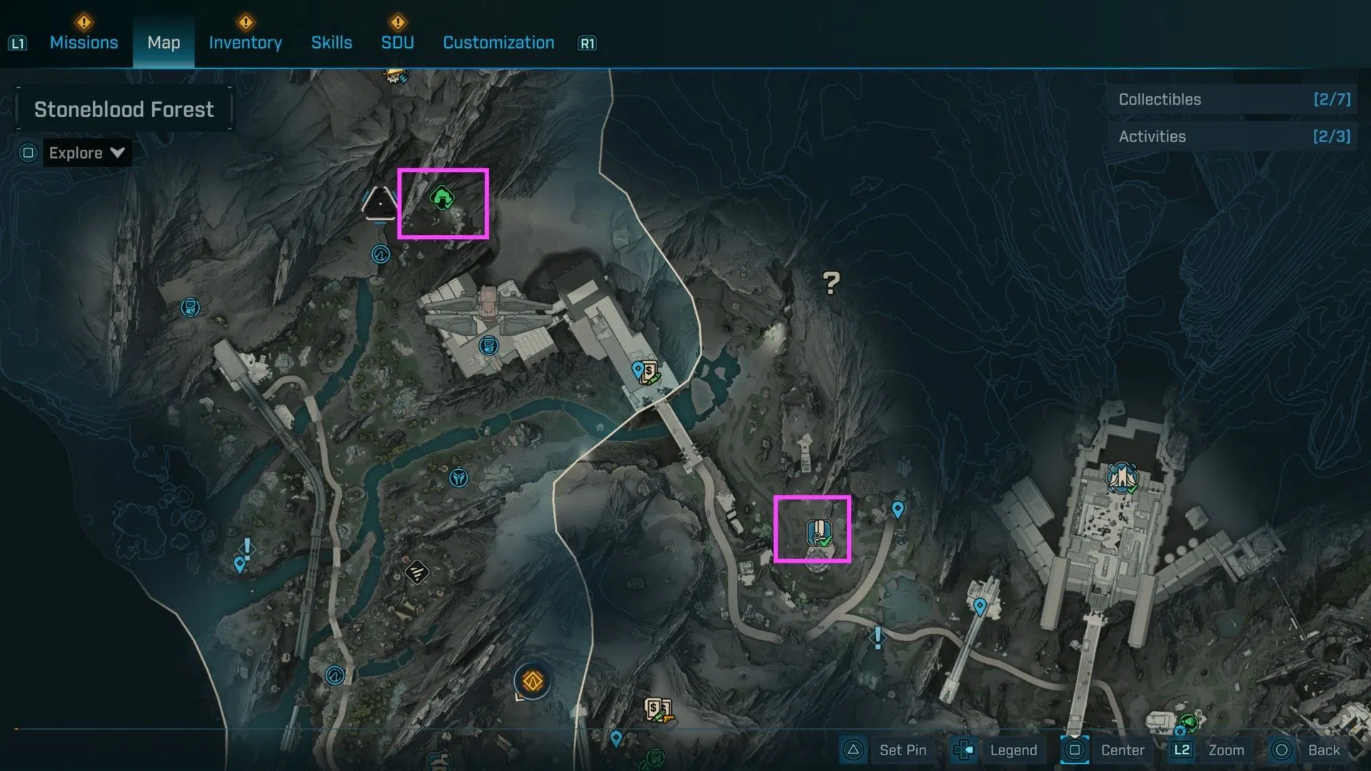 It&#039;s a relatively short drive to the Augur Mine, but you have to then survive until you get to Bramblesong (Image via 2K Games)