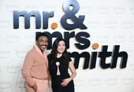 Donald Glover and Maya Erskine (Image via Karwai Tang/WireImage)