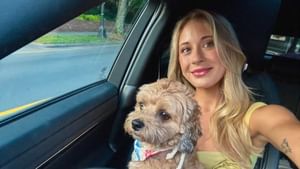 Ryan Blaney's sister steals the spotlight with her 'passenger prince' pup