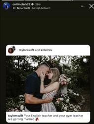 Credits: Instagram (@caitlinclark22)