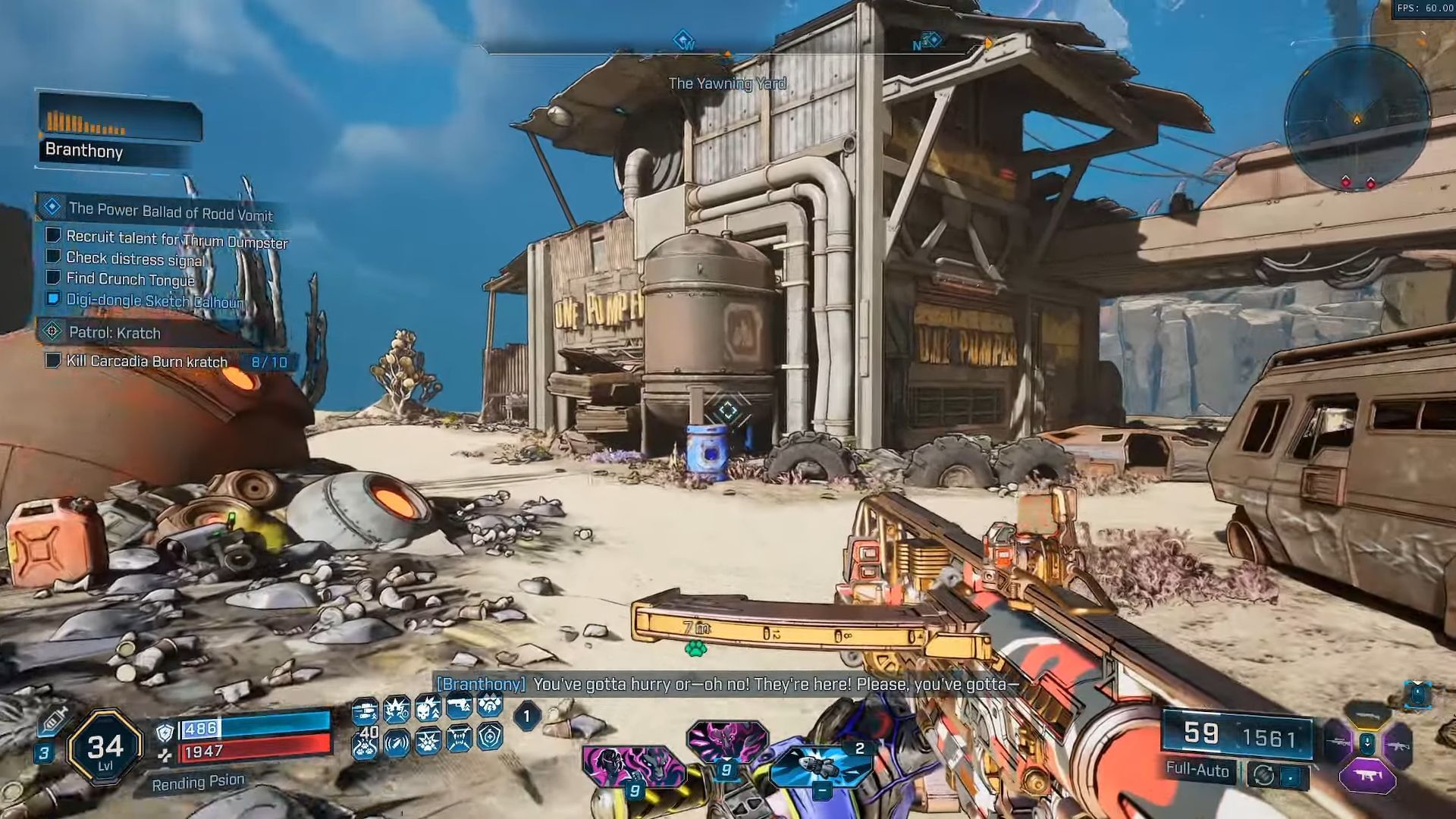 Big Suck is in the big garage on the left (Image via 2K Games/YouTube@WoWQuests)
