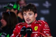 Charles Leclerc at the F1 Azerbaijan Grand Prix - Source: Getty
