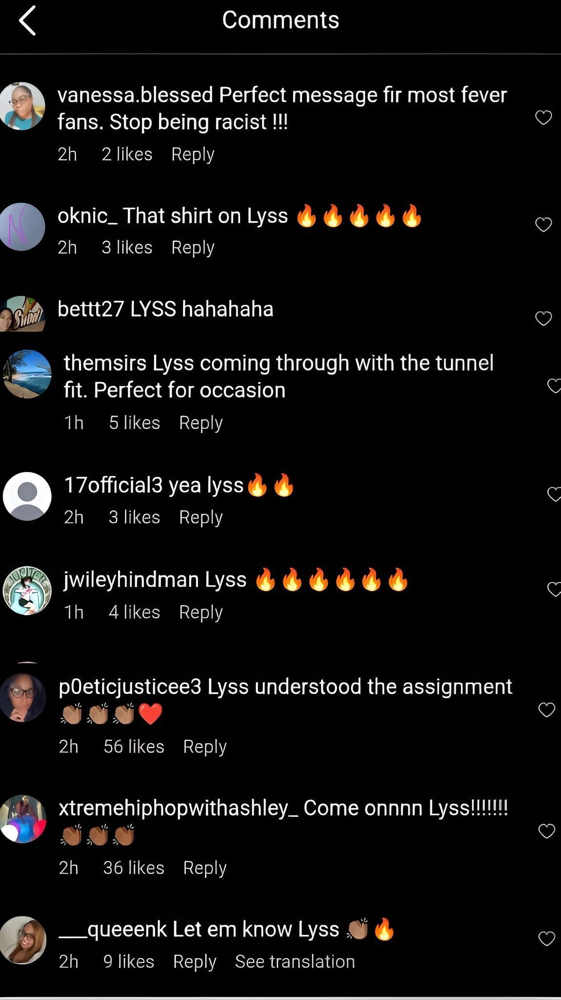 Comments on the post