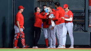 “We were all shook” - Angels’ Jo Adell calls out MLB after Taylor Ward’s wild collision into left field leaves outfielder bloodied