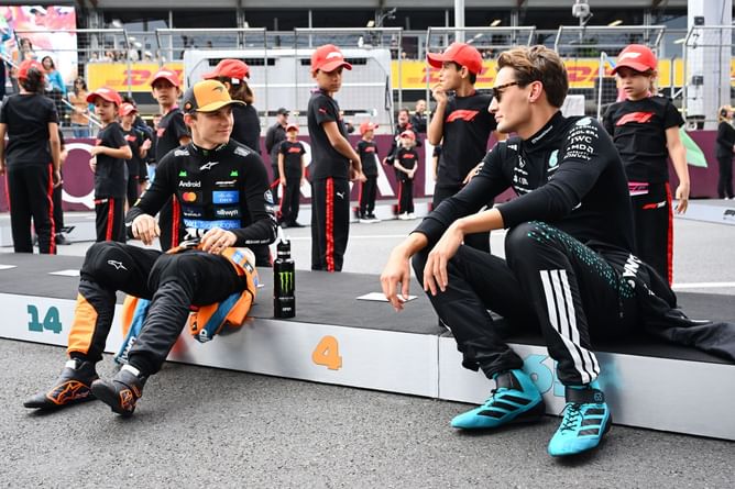 Mercedes reveals George Russell 'on the bubble' fears in battle with Carlos Sainz for P2 in the F1 Azerbaijan GP