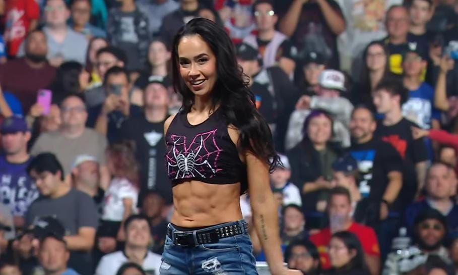 AJ Lee returned on SmackDown. [Image credits: wwe.com]
