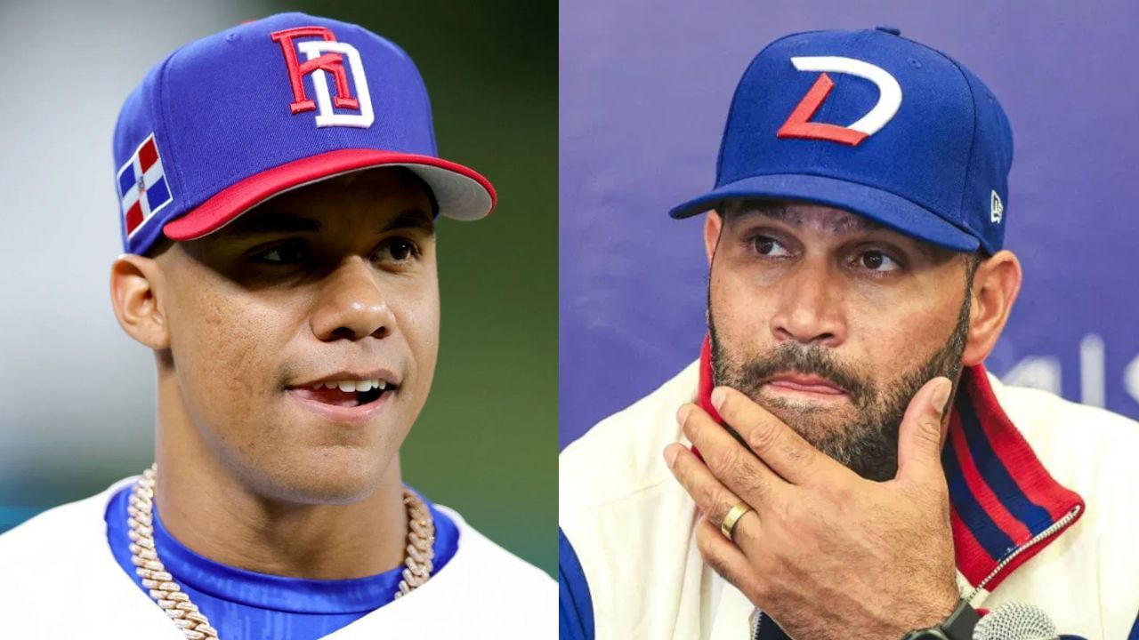 Juan Soto (L), Albert Pujols (R) (Images from - Getty)