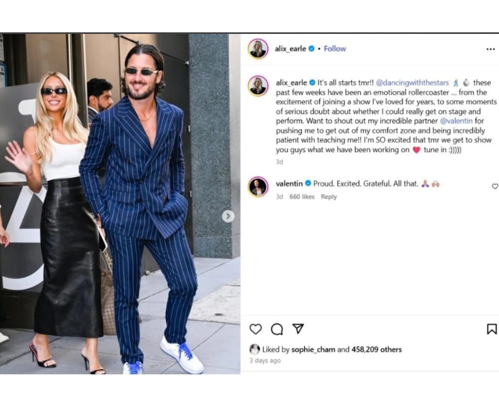 Alix Earle calls Valentin Chmerkovskiy &ldquo;incredible partner&rdquo; ahead of DWTS debut [IG/@alix_earle]