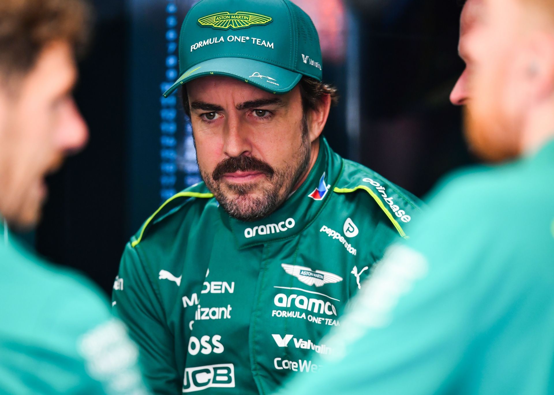 Fernando Alonso of Aston Martin before the F1 Dutch Grand Prix. Source: Getty